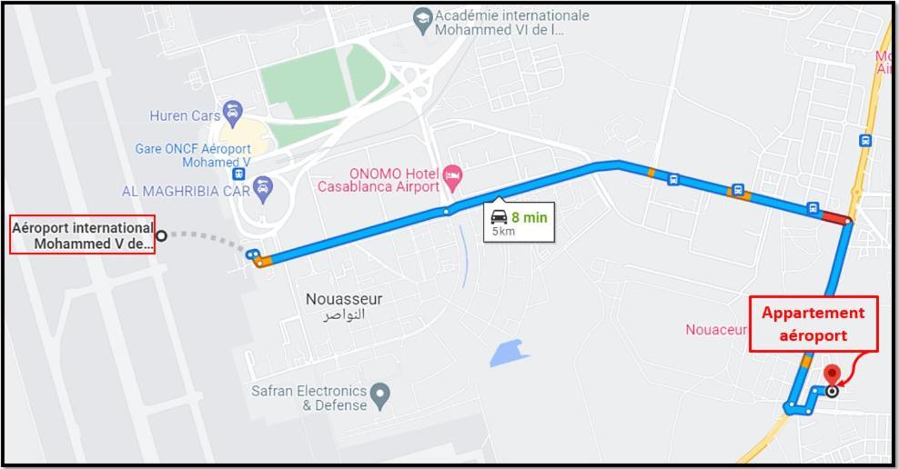 Appartement Aeroport Casablanca Nouaceur 외부 사진